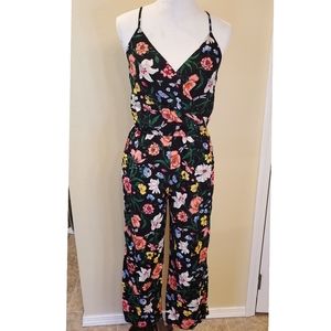 Hollister Strappy Floral Jumpsuit